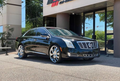 22 inch Mazzi Edge 337 in Chrome on 2015 Cadillac XTS
