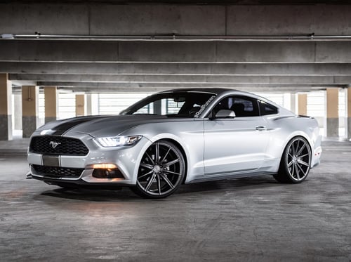 22 inch Blaque Diamond BD9 Wheels on 2015 Ford Mustang w/ Specs