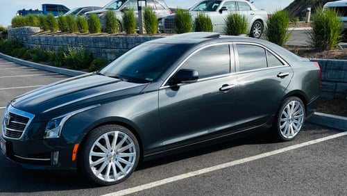 19 inch MRR HR9 in Silver Machined Face on a 2016 Cadillac ATS Sedan