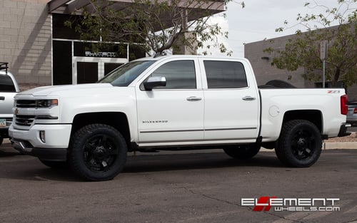 20 inch XD Rockstar 2 all Black on 2016 Chevy Silverado 1500 Leveled w/ Specs