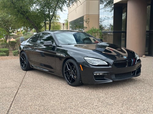 20 inch Staggered Rohana RFX11 in Gloss Black on a 2017 BMW 6 Series
