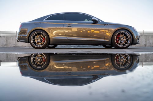 19" HRE FlowForm FF11's in Liquid Metal on a 2018 Audi S5