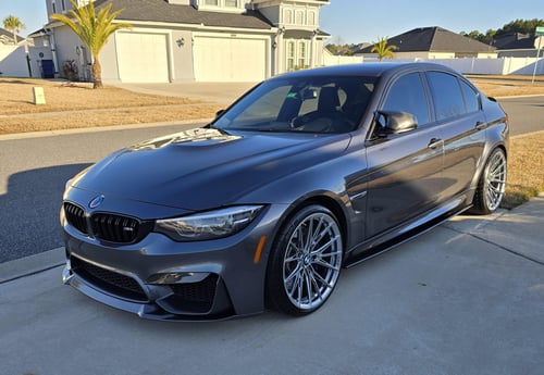 20 Staggered Variant Rian Chrome Powder coated on a 2018 BMW M3