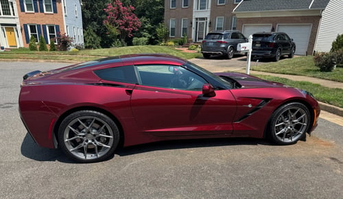 Variant Nysa in Gloss Gunmetal on a 2019 Chevrolet Corvette c7 z51
