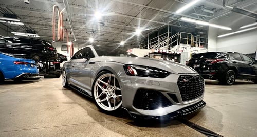 20 inch Variant Zeno's in Raw Milled on a 2020 Audi RS5