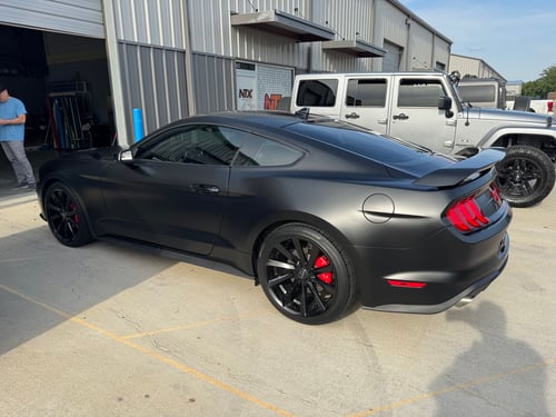 20 inch Koko Kuture Kapan in Gloss Black on a 2020 Ford Mustang Ecoboost