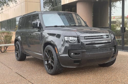 22 Inch Ace Alloy AFF02 in Gloss Black on a 2021 Land Rover Defender