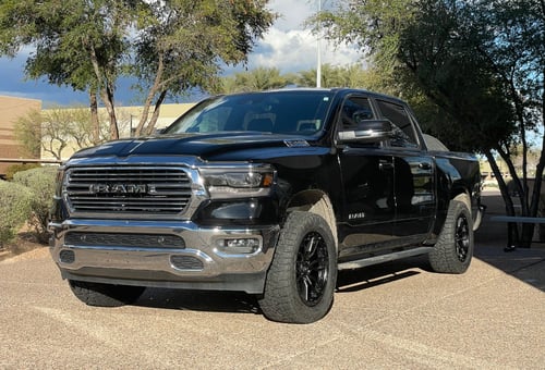 20 Inch Fuel Off-Road Rebel 6 in Matte Black on a 2023 Dodge Ram 1500