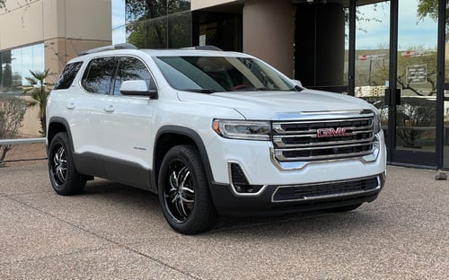 20 Inch Diablo Angel in Black w/ Chrome Inserts on a 2023 GMC Acadia