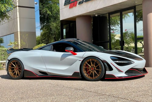 19/20 Double Staggered Variant Aure's in Gloss Bronze on a 2023 McLaren 720s