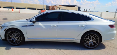 20 inch Asanti ABL-27 in Titanium Brushed on a 2023 Volkswagen Arteon
