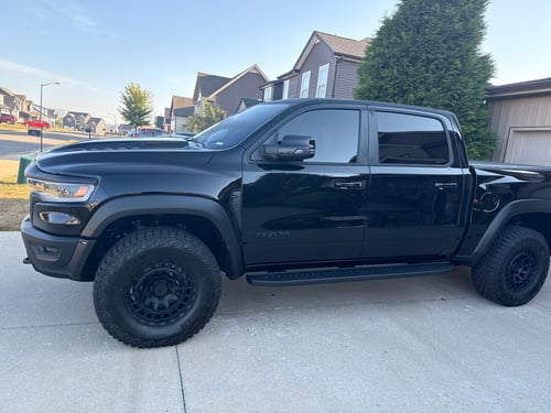 18 inch Black Rhino Chamber in Matte Black on a 2024 Dodge Ram TRX