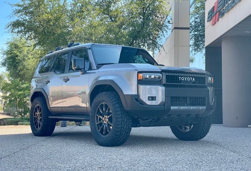 20 inch Raceline 159B Spike's in Gloss Black on a 2024 Toyota Land Cruiser w/ Lift