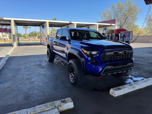 17 inch Blaque Diamond Off-Road BD-O801 Gloss Black Machined & Tinted on a 2025 Toyota Tacoma