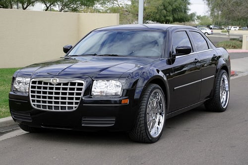 XIX X09 Chrome Wheels on 07 Chrysler 300 w/ Specs