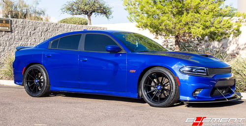 20 inch Variant Argon Piano Black on 2018 Charger Scat Pack 392