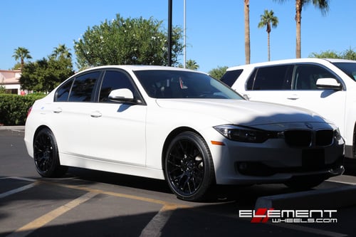 Avant Garde M359 19 inch Staggered on 2013 BMW 3 Series Sedan w/ Specs