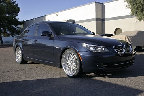MRR GT1 Silver Wheels on 08 BMW 5 Series w/ Specs