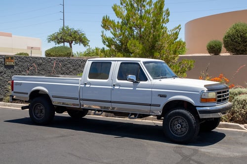 17 inch Black Rhino Armory Matte Gun Black on 1995 Ford F-350 4WD
