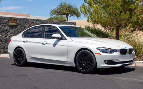 18 inch Staggered TSW Sebring Matte Black on 2015 BMW 320i RWD 3 Series (Base)