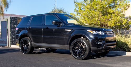 22 inch Element EL33 Gloss Black on a 2016 Range Rover Sport V6 Supercharged