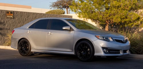 19 inch TSW Sebring Matte Black on a 2012 Toyota Camry