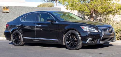 19 inch Niche DFS Gloss Black M223 on a 2014 Lexus LS 460