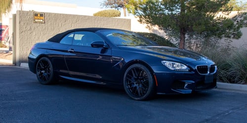 20 inch Staggered Beyern Autobahn Matte Black on a 2012 BMW M6 F13