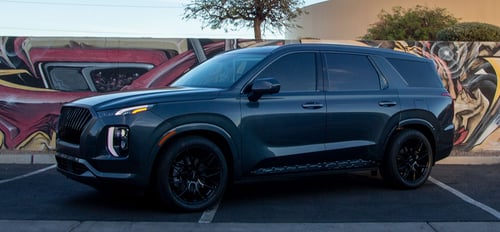 20 inch Varro VD06X Gloss Black on a 2021 Hyundai Palisade