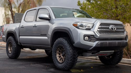 17 inch ICON Compression Bronze on a 2016 Toyota Tacoma
