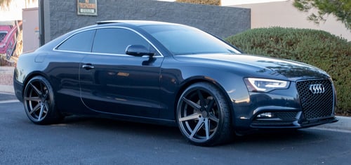 20 inch Rohana RC7 Matte Graphite on a 2013 Audi A5