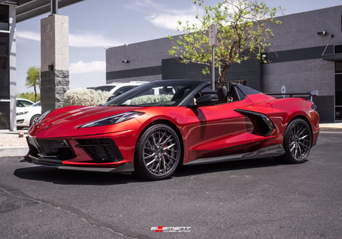 20/21 Double Staggered Variant Designer Collection DMN-3PC on a 2021 Chevrolet Corvette C8