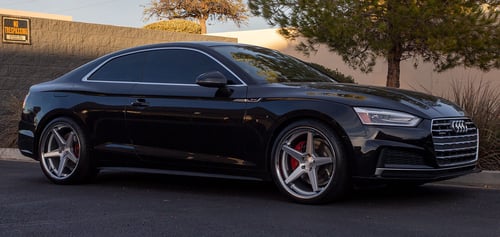20 inch Ferrada FR3 Machine Silver on a 2018 Audi A5