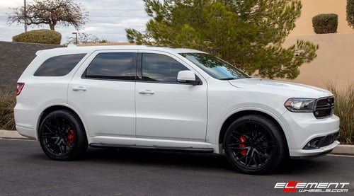 22 inch Avant Garde M520R Gloss Black on a 2015 Dodge Durango