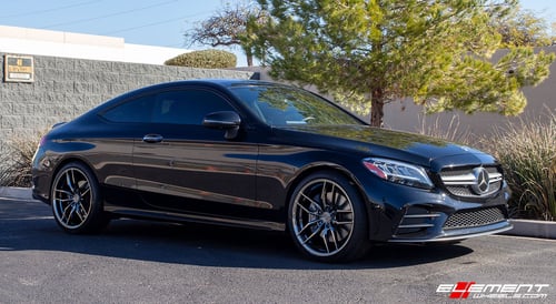 20 inch Variant Krypton Super Black Chrome on a 2019 Mercedes Benz C43 AMG