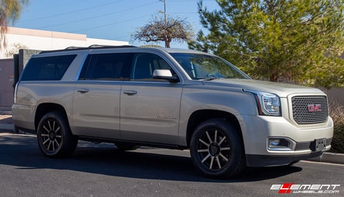 20 inch XD Series XD847 Outbreak Satin Black w/ Gray Tint on a 2015 GMC Yukon XL