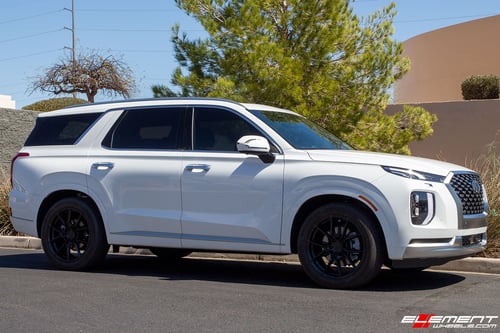 20 inch TSW Neptune Semi Gloss Black on a 2021 Hyundai Palisade