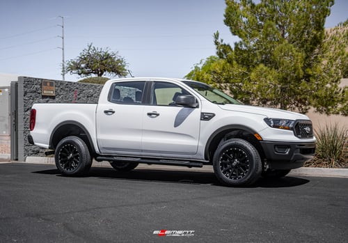17 inch XD Series XD818 Heist Satin Black on a 2019 Ford Ranger