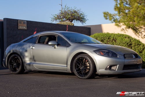18 inch Versus VS7371 Gloss Black on a 2008 Mitsubishi Eclipse