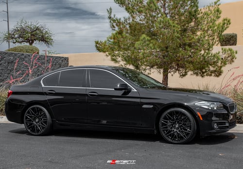 20 inch Touren TR78 Gloss Black on a 2016 BMW 528i