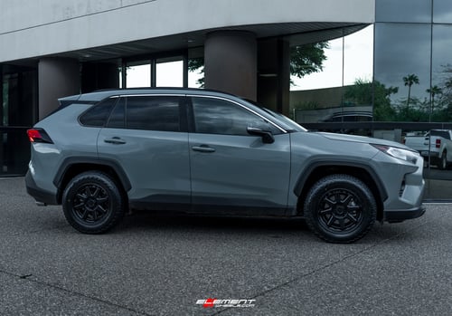 17 inch Raceline 947B Scout Satin Black on a 2019 Toyota Rav-4