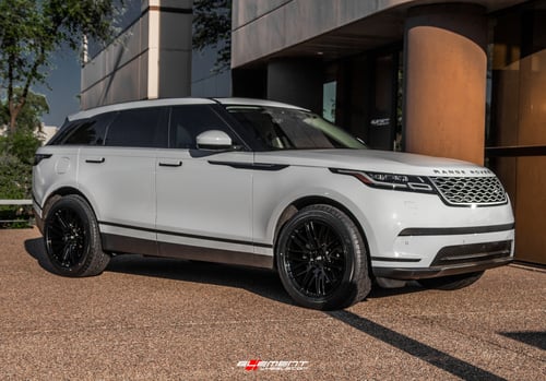20 inch Savini Black Di Forza BM13 All Gloss Black on a 2020 Land Rover Range Rover Velar