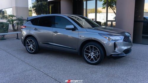 20 Inch Ace Alloy AFF02 in Gloss Mica Grey Machined on a 2022 Acura RDX A-Spec