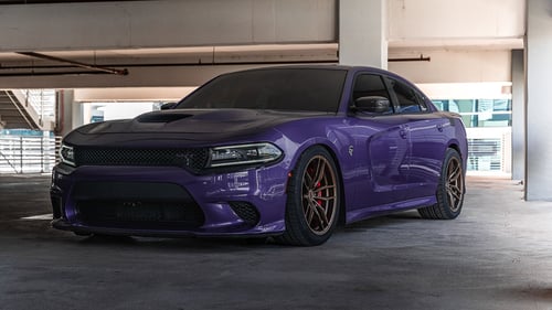 20 inch Staggered Variant Krypton Satin Bronze on a 2016 Dodge Charger