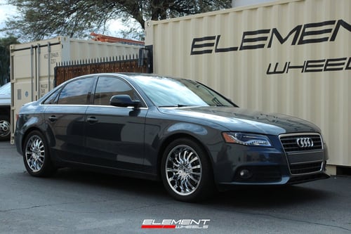 18 inch Mazzi Hype 351 Chrome on a 2010 Audi A4