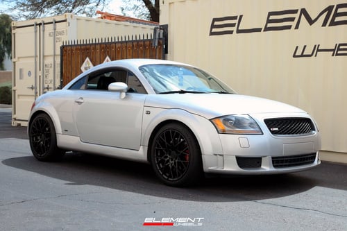 18 inch TSW Sebring Matte Black on a 2004 Audi TT