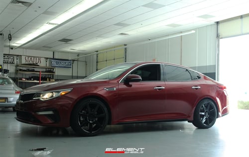 19 inch Niche Verona All Gloss Black on a 2019 Kia Optima