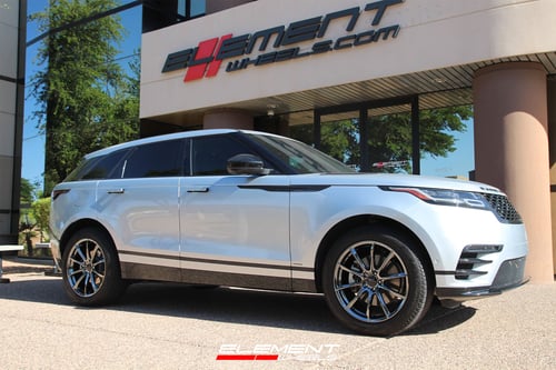 20 inch Ace Alloy AFF05 Black Chrome on a 2021 Range Rover Velar