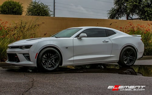 20 inch MRR M716 Matte Black on Camaro SS