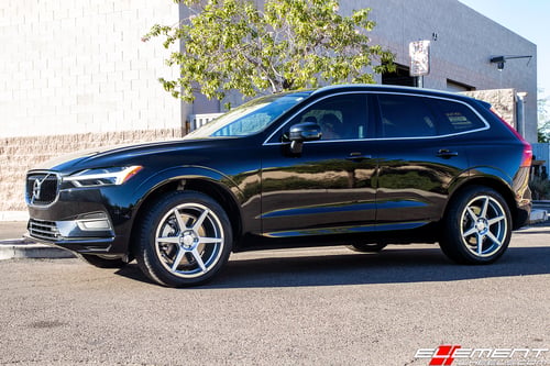 20 inch Ace Alloy AFF06 Liquid Silver w/ Machined Lip on 2019 Volvo XC60